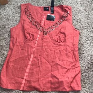 Beaded tank top